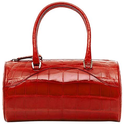 red prada bag uk|vintage red prada handbag.